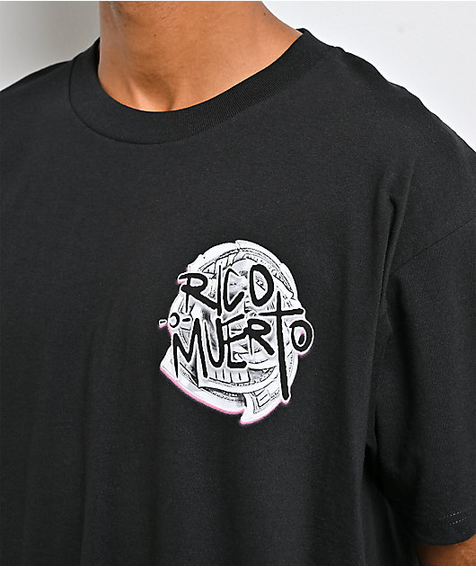 Rico o Muerto Money Black T-Shirt