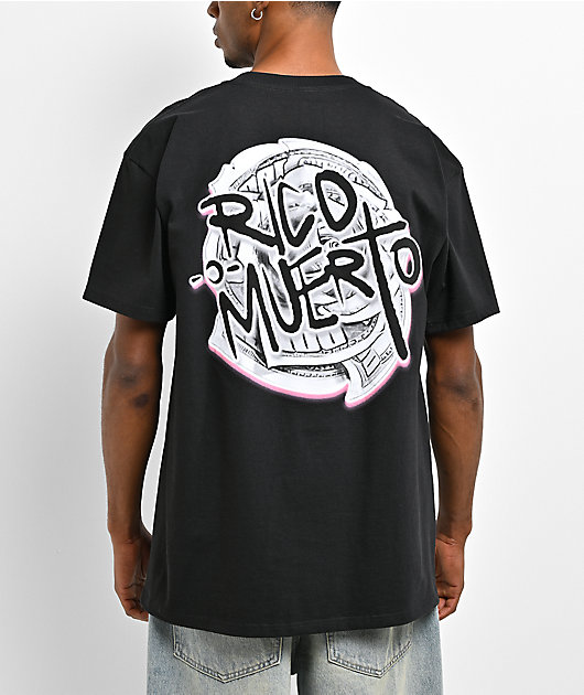 Rico o Muerto Money Black T-Shirt