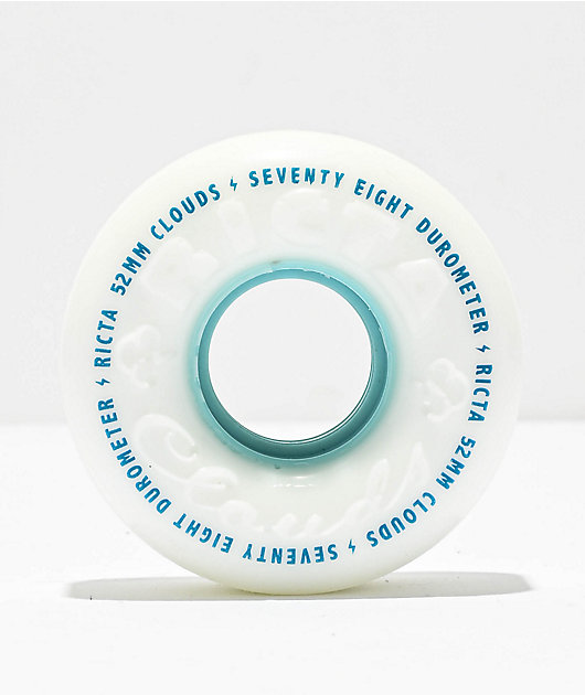 Ricta Clouds 52mm 78a White Cruiser Skateboard Wheels