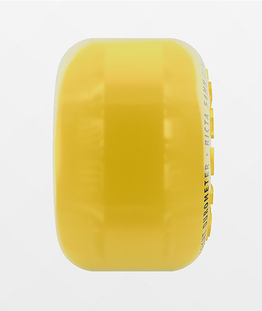 Ricta Clouds 54mm 78a Yellow & Black Cruiser Skateboard Wheels