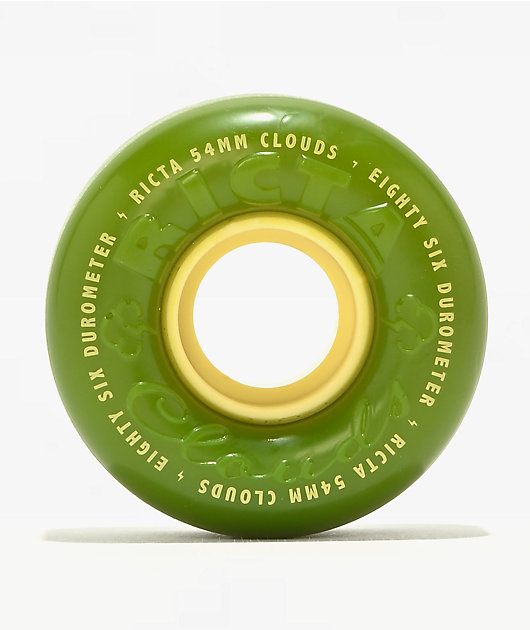 Ricta Clouds 54mm 86a Green Cruiser Skateboard Wheels