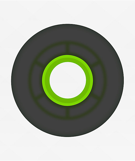 Ricta Clouds 55mm 78a Transparent Black & Green Cruiser Skateboard Wheels