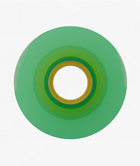 Ricta Clouds 55mm 78a Transparent Green & Yellow Cruiser Skateboard Wheels