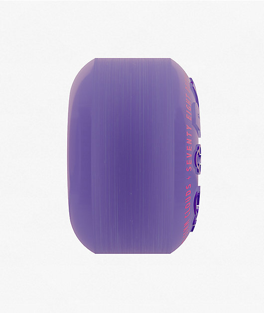 Ricta Clouds 55mm 78a Transparent Purple & Blue Cruiser Skateboard Wheels