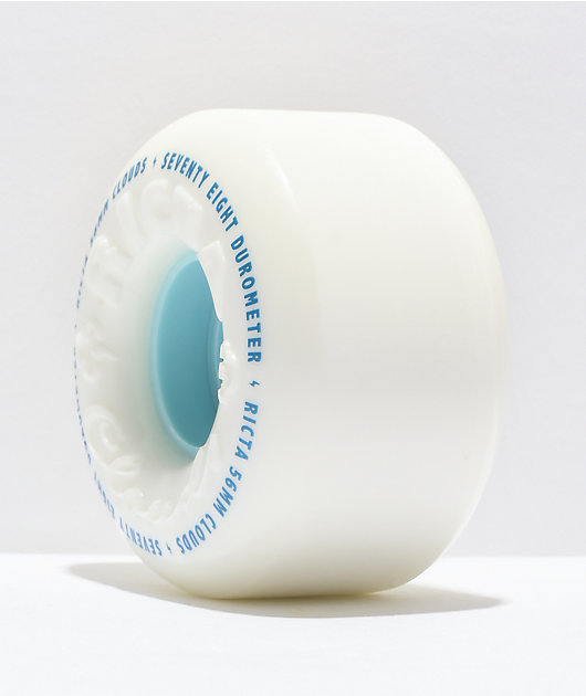 Ricta Clouds 56mm 78a White Cruiser Skateboard Wheels
