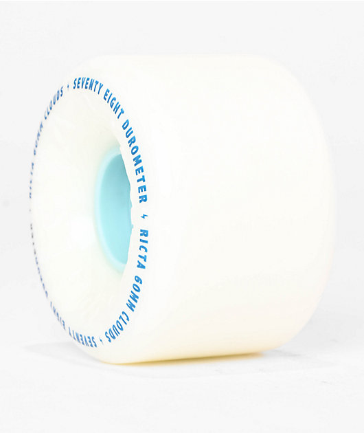 Ricta Clouds 60mm 78a White Cruiser Skateboard Wheels