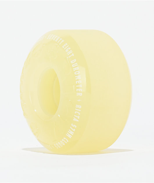 Ricta Clouds Glow In The Dark 57mm 78a Aqua Cruiser Skateboard Wheels