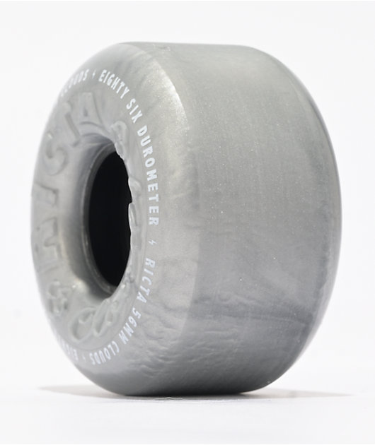 Ricta Metallic Clouds 56mm 86a Silver Cruiser Skateboard Wheels