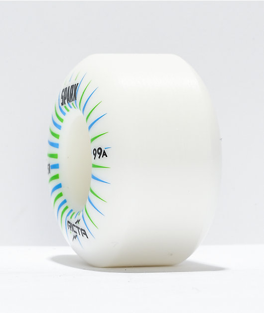 Ricta Sparx 51mm 99a White Skateboard Wheels