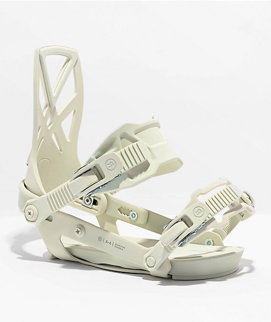 Ride A-4 Bone Snowboard Bindings
