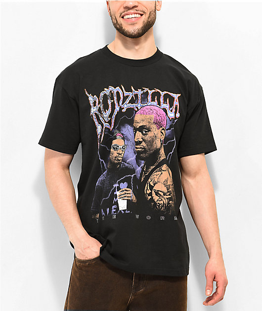 Rodman Apparel Rodzilla Lightning Black T-Shirt