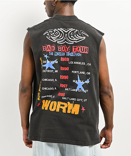 Rodman Apparel Bad Boy Tour Black Muscle Tank Top