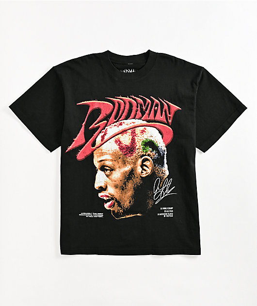 トップス Dennis Rodman s/s fade tee shirt black Dennis Rodman s/s fade tee black xl