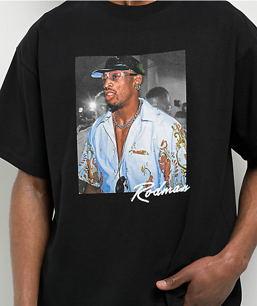 Rodman Apparel Signature Photo Black T-Shirt | Zumiez