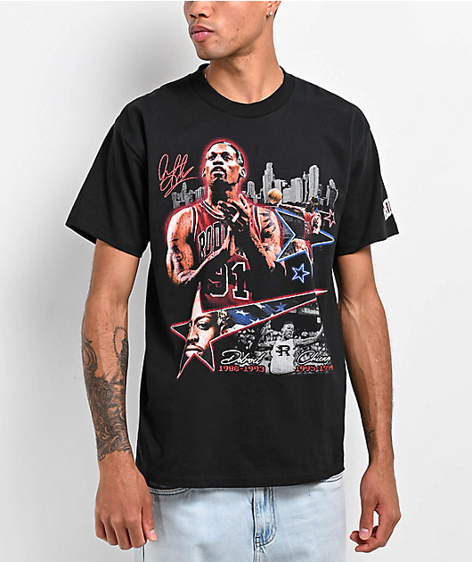 Rodman Apparel Star Skyline Black T-Shirt | Zumiez