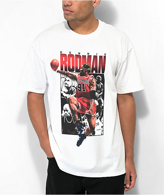Rodman Apparel Throwback Features White T-Shirt