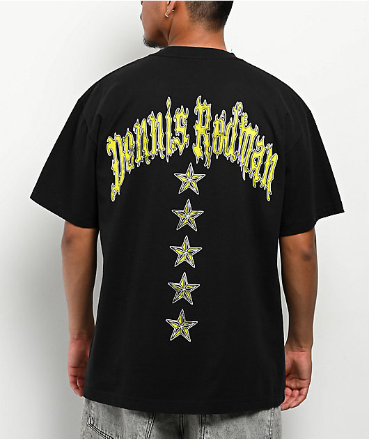 Rodman Apparel Throwing Stars Black T-Shirt | Zumiez
