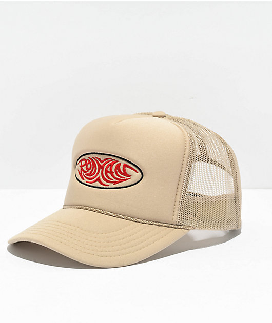 Von Dutch White Corduroy retailer w/ Green Mesh Trucker Hat