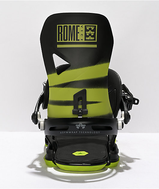Rome Vice Acid Black Snowboard Bindings 2022