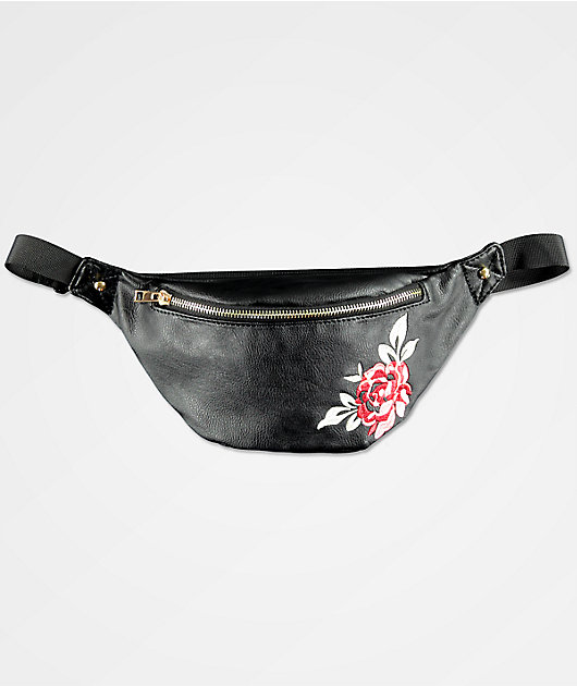 embroidered fanny pack