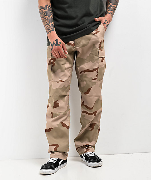 Tri color desert camo pants top