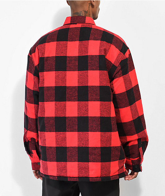 Rothco Buffalo Red & Black Plaid Quilted Jacket
