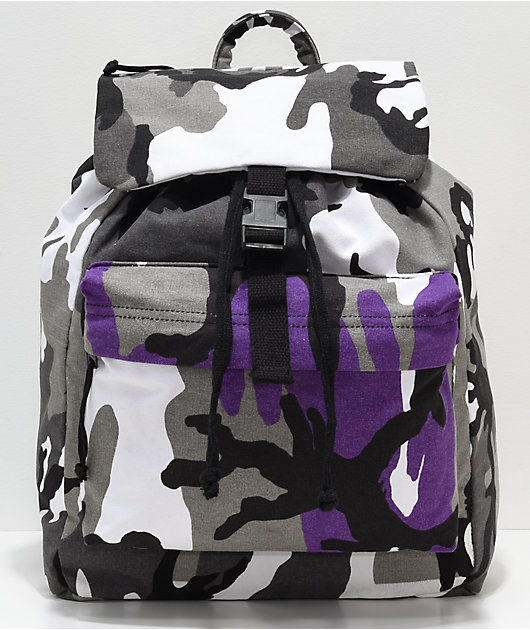 purple camo backpack