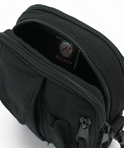 Rothco Excursion Black Crossbody Bag