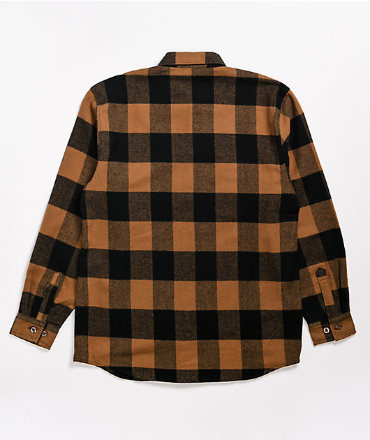 Rothco Heavy Brown ☀ Black Flannel Shirt