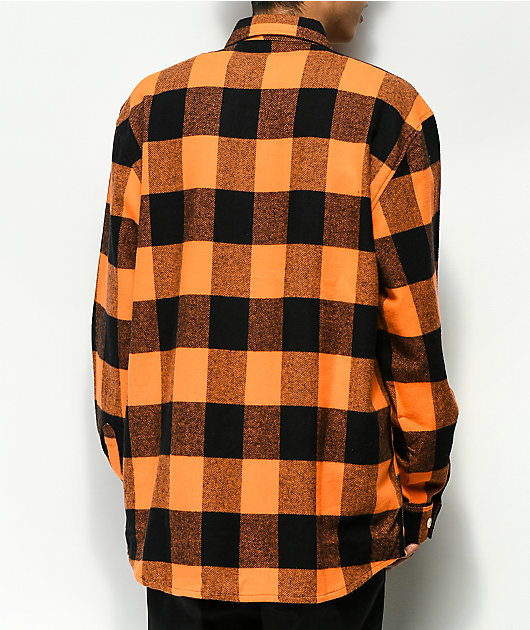 boys orange flannel