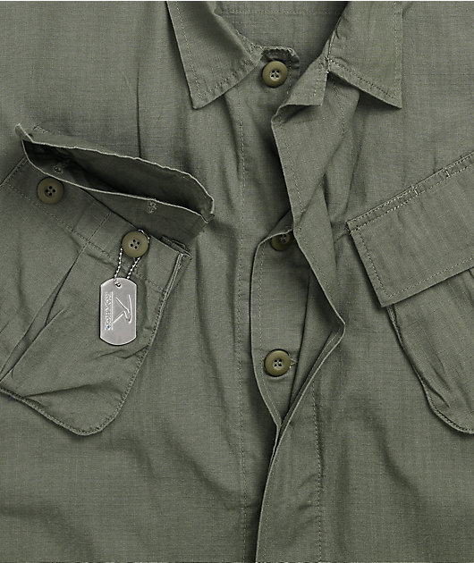 Rothco Overdyed Olive Vintage Fatigue Shirt