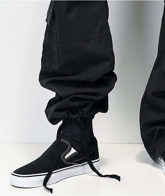 Rothco Paratrooper Vintage Black Cargo Pants