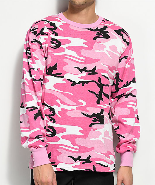 pink camo t shirt
