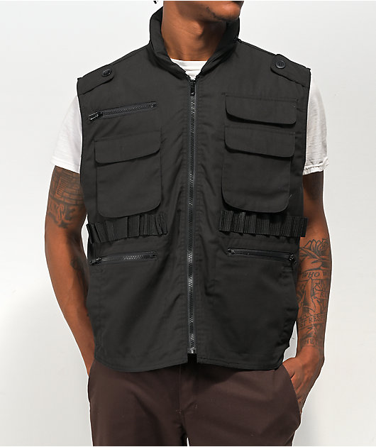 トップス BLUCOxGREED THIRTEEN UTILITY VEST Black トップス