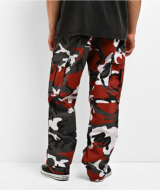 Rothco Tactical BDU Red, Grey & White Camo Cargo Pants