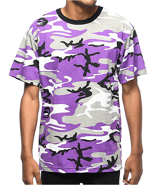 camo purple shirt