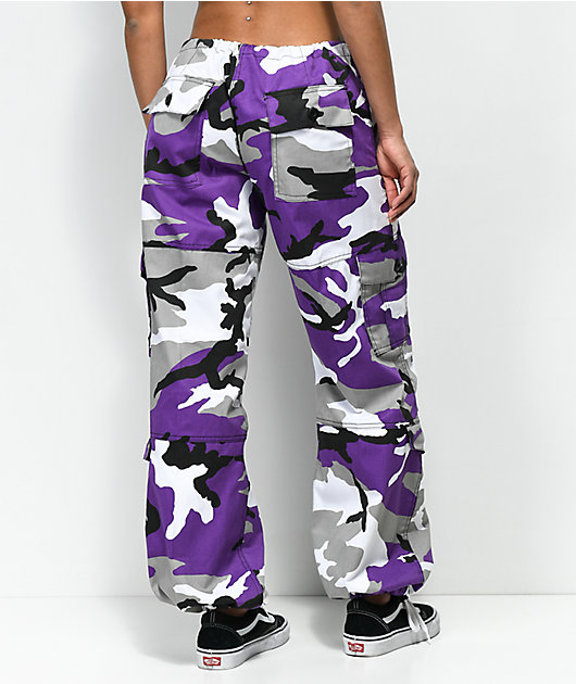 Pantalones violetas clearance