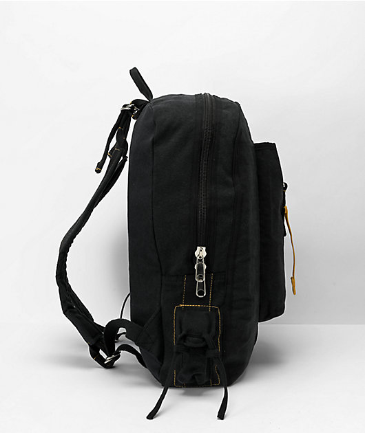 Rothco Vintage Black Canvas Backpack
