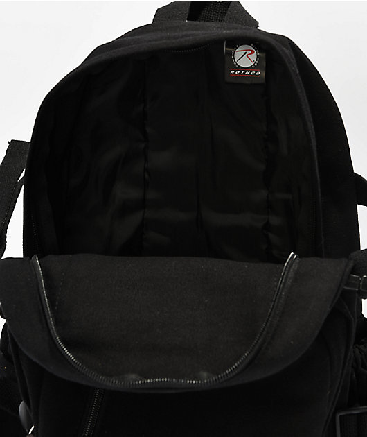 Rothco Vintage Black Compact Backpack
