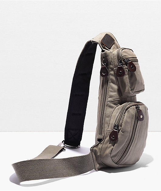 Rothco Vintage Olive Crossbody Bag Zumiez