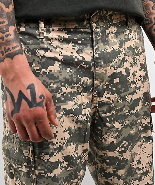 【U LAN】Palt Pigment Underpocket Cargo Pants U LAN】(UNISEX) And Pigment Cargo Stopper Pants パンツ・ボトムス