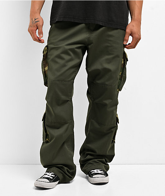 Rothco Vintage Paratrooper Olive & Camo Cargo Pants