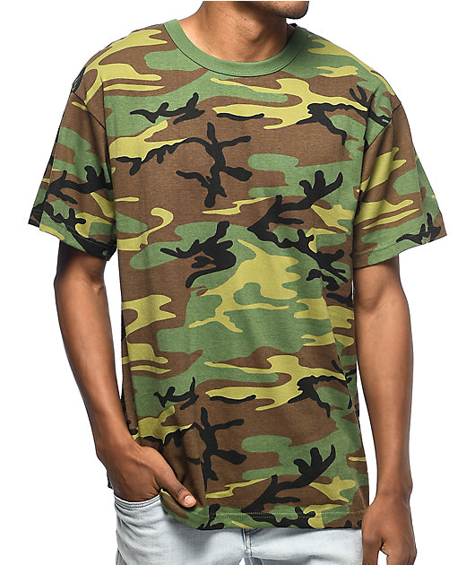 Rothco Woodland Camouflage T-Shirt