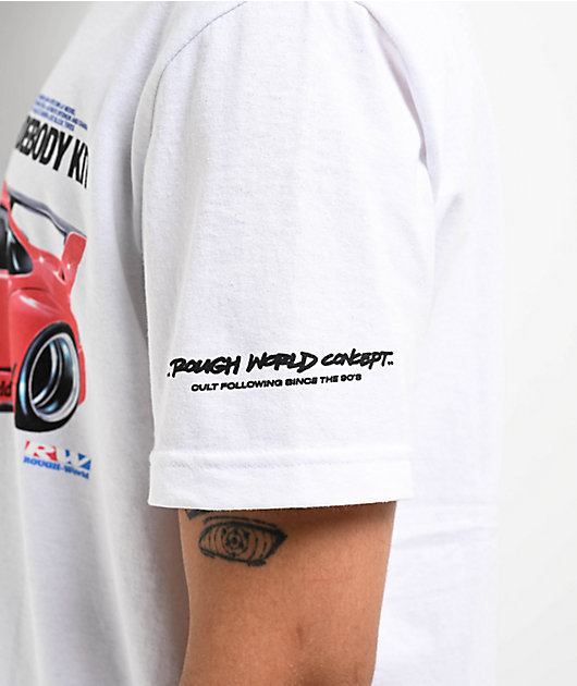 Rough World Model Kit White T-Shirt | Zumiez