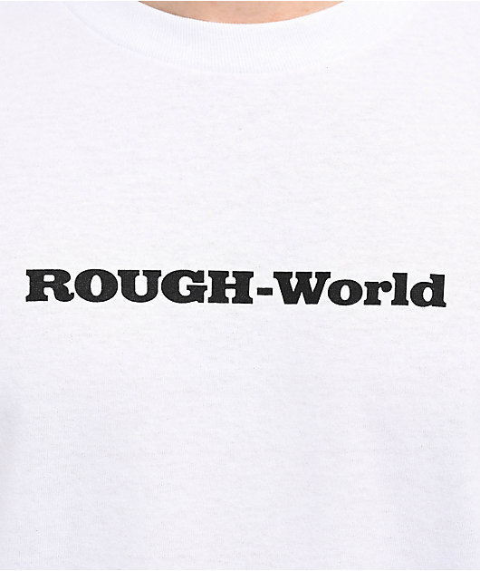 Rough World One Car Long Sleeve White T-Shirt