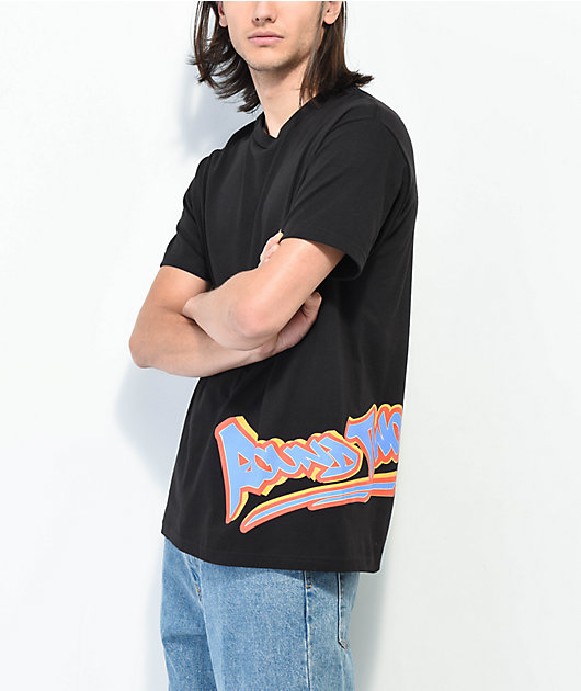 Round Two Script Black T-Shirt