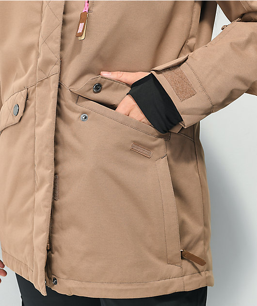 Roxy Andie Woodsmoke chaqueta de snowboard 10K