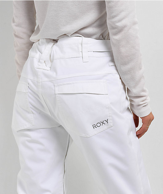 Roxy Women’s DryFlight 10K Backyard Snow Pants Gray Size Large.New Without  Tag .