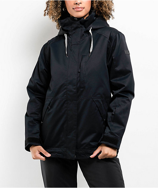 【ROXY】Wildlife WBB1 jacket S Roxy Billie Black 10K Snowboard Jacket 2025 | Zumiez