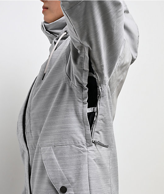 Roxy Billie Heather Grey 10K Snowboard Jacket